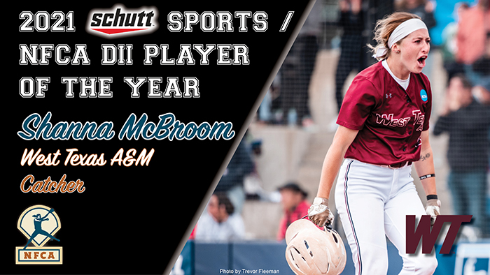 NFCA, Schutt Sports, Schutt Sports/nfca dii player of the Year, schutt sport/nfca dii pitcher of the year, Shanna McBroom