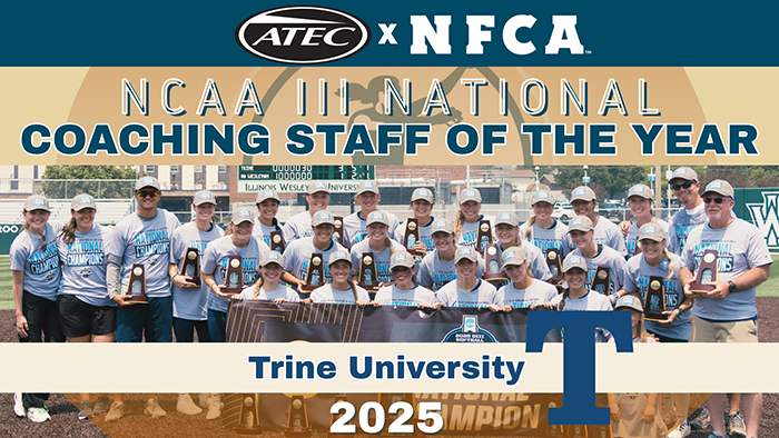 ATEC, National Coaching Staff of the Year, NCSOY, Coaching, Awards, Staff, d3, diii, division, iii, recognition, honor, 2025, donnie, danklefsen, dennis, smith, zech, huston