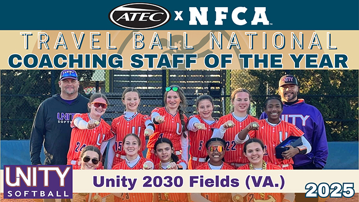 atec/nfca travel ball national coaching staff of the year, nfca, atec, nfca travel ball national coaching staff of the year, Virginia Unity 2030 Fields, Unity 2023 Fields, Virginia Unity, Unity softball, Virginia Unity, softball, Jeremy Holmes, Jason Fields