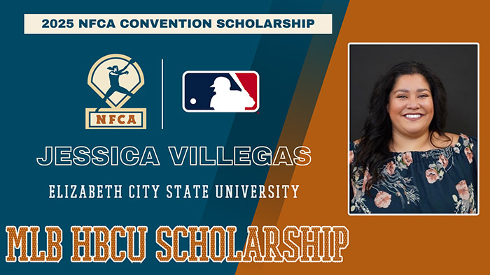 NFCA HBCU Scholarship, nfca, major league baseball, mlb, jessica villegas, elizabeth city state university
