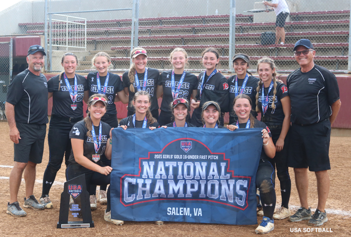 Finesse 16U Dreher/ Lesko, Finesse 16U, Finesse, usa softball, usa softball gold nationals, nfca, travel ball softball, travel softball, travel ball