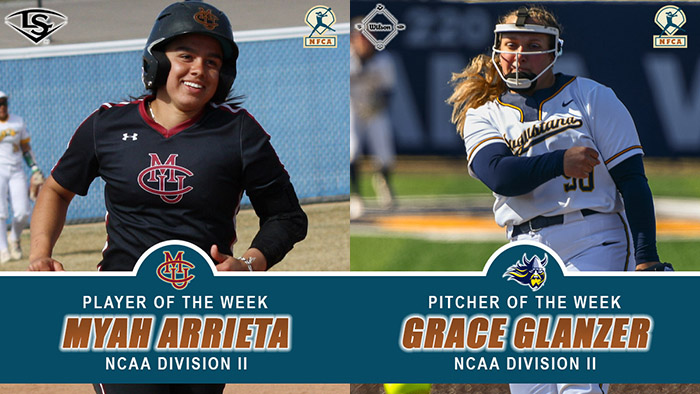 Arrieta, Glanzer collect 2024 Louisville Slugger/Wilson DII weekly honors