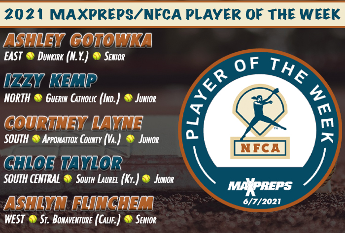 nfca, maxpreps, maxpreps/nfca high school player of the week