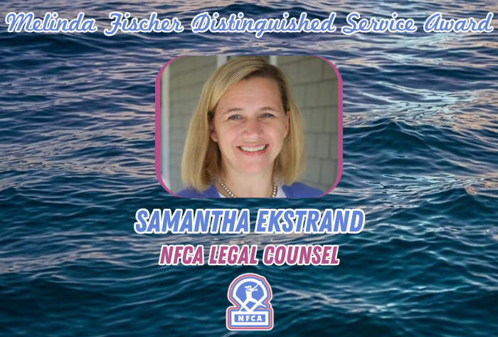 samantha ekstrand, nfca, nfca distinguished service award, melinda fischer distinguished service award
